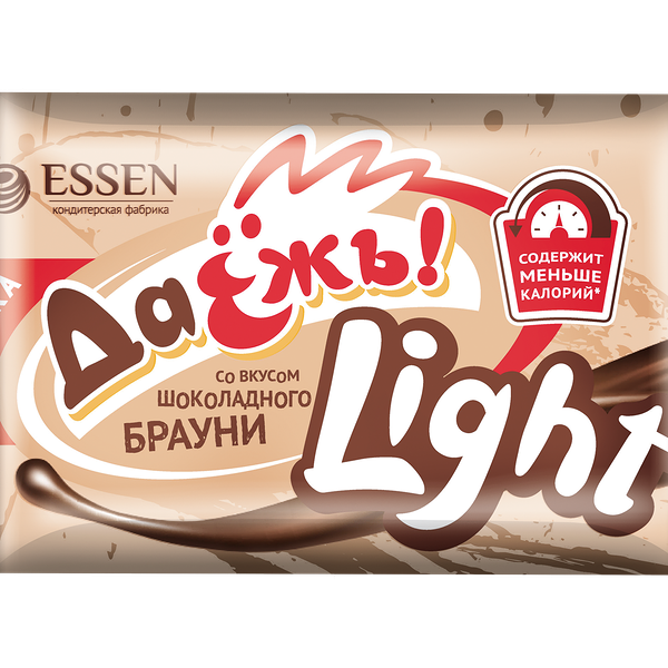 Конфеты Даёжъ Light со вкусом шоколадного брауни, вес