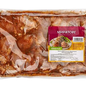 Шашлык из мяса цыпленка-бройлера Мираторг в маринаде вес