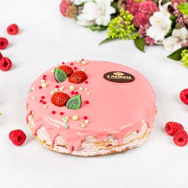 Блинный с малиной торт 900 г