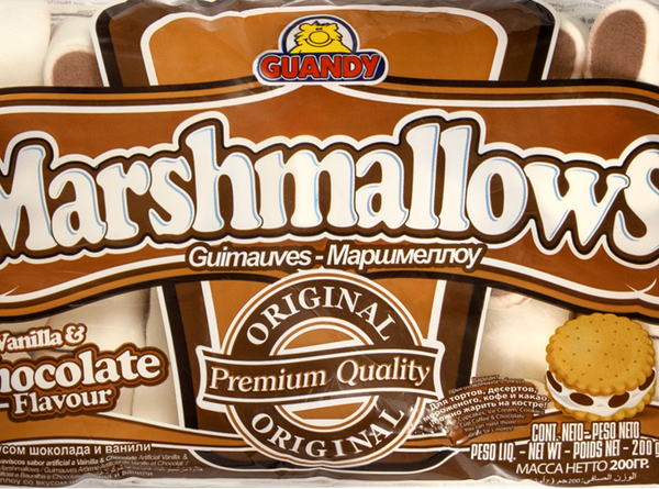 Маршмеллоу GUANDY Premium Vanilla Chocolate шоколад и ваниль