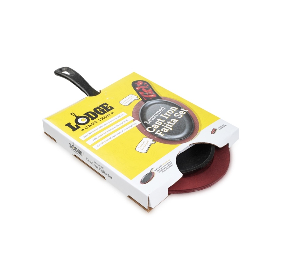 

Сковорода с подставкой и прихваткой Lodge, США