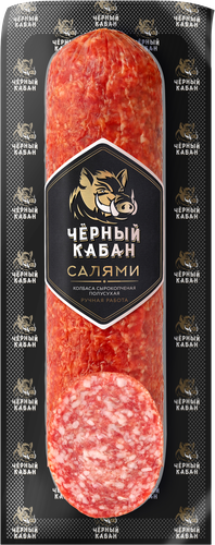 

Колбаса сырокопченая Черный Кабан Салями 300 г
