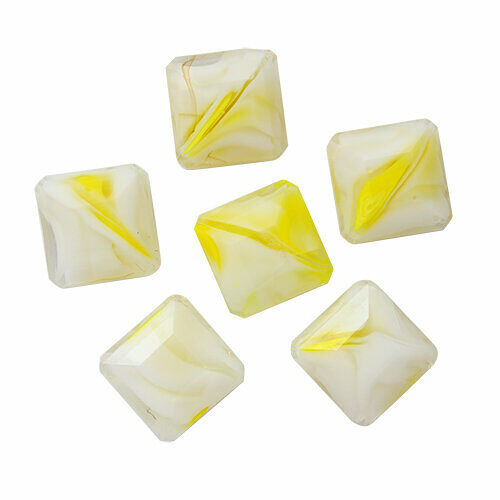 Бусины стеклянные 13*6мм, Z-672, 8шт/уп(1)