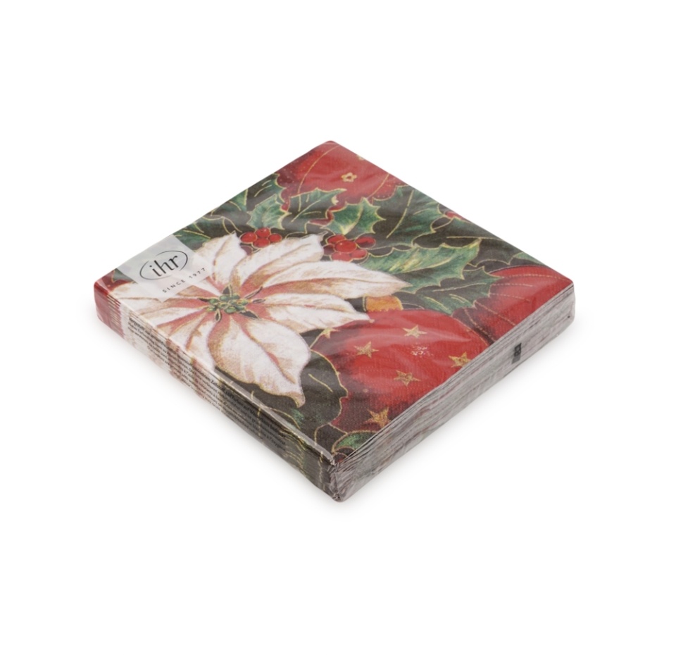

Салфетки бумажные Classic poinsettia ihr 1 шт Германия