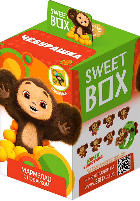 

Мармелад Sweet Box Чебурашка с подарком