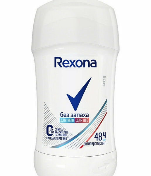 Антиперспирант-дезодорант стик Rexona без запаха