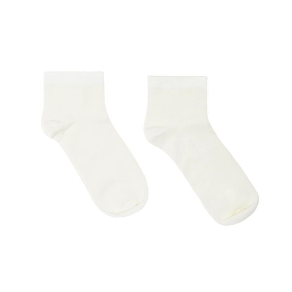 Носки хлопковые belle you средняя длина, цвет белый, р.36-37 (23)