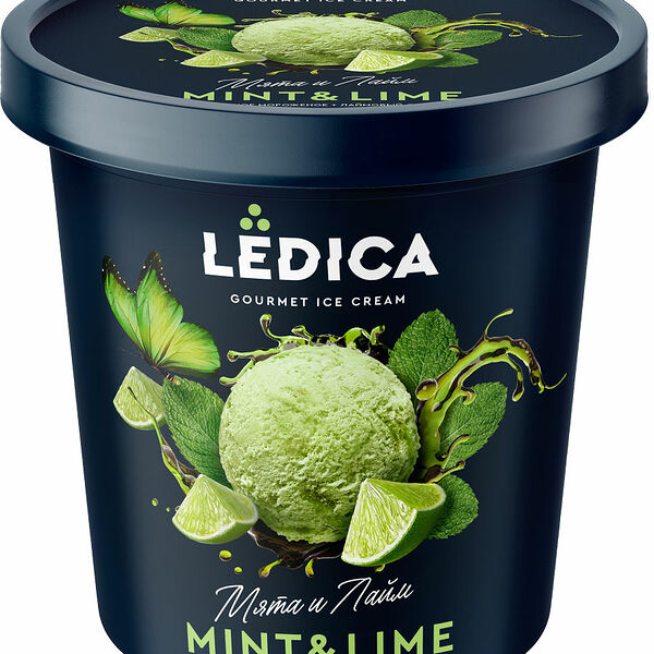 Мороженое Ledica пломбир мята лайм