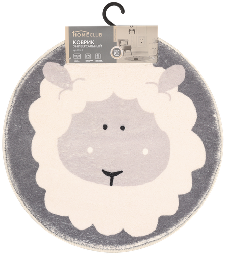 

Коврик Homeclub Fluffy Animal 60x60см