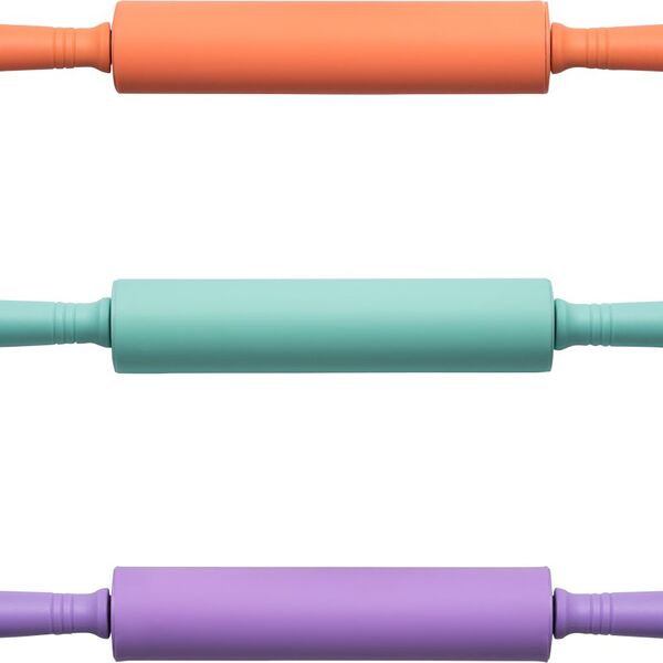 Скалка Atmosphere силиконовая 48х5 см, 1 шт. в ассортименте