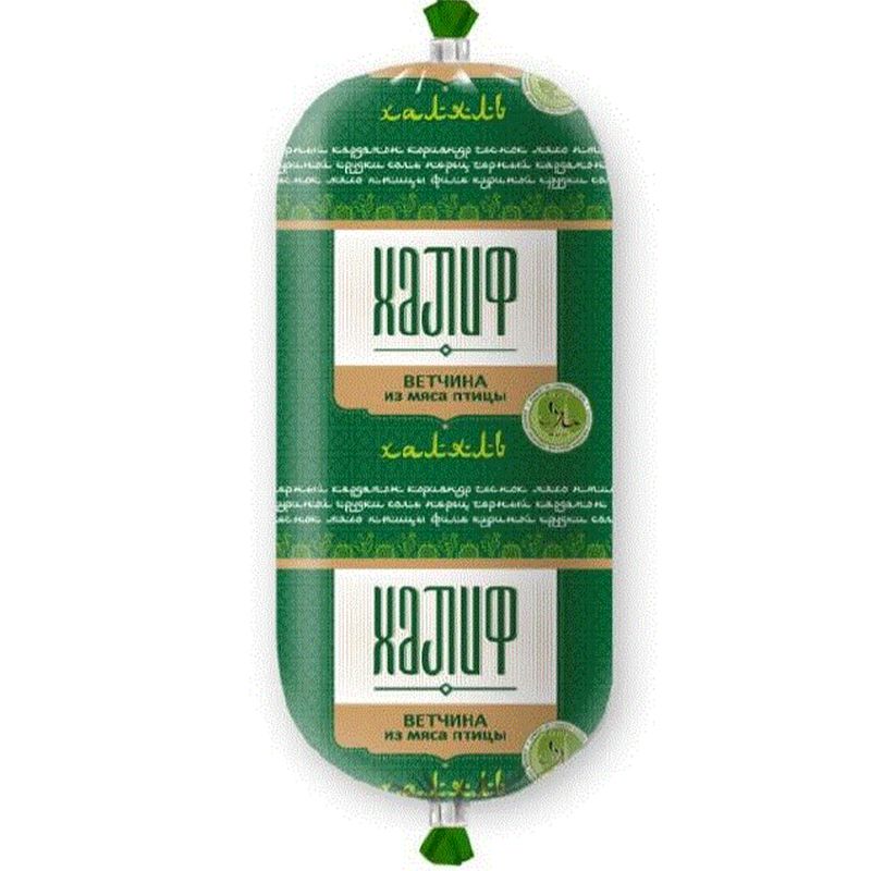 

Ветчина варёная Халиф из мяса птицы халяль 400 г