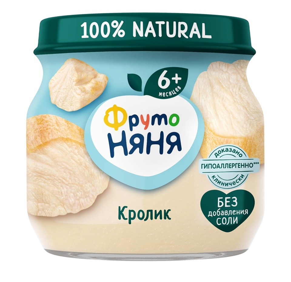 

Пюре ФрутоНяня из кролика 80 г