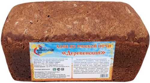 

Хлеб Монастырский двор Деревенский бездрожжевой