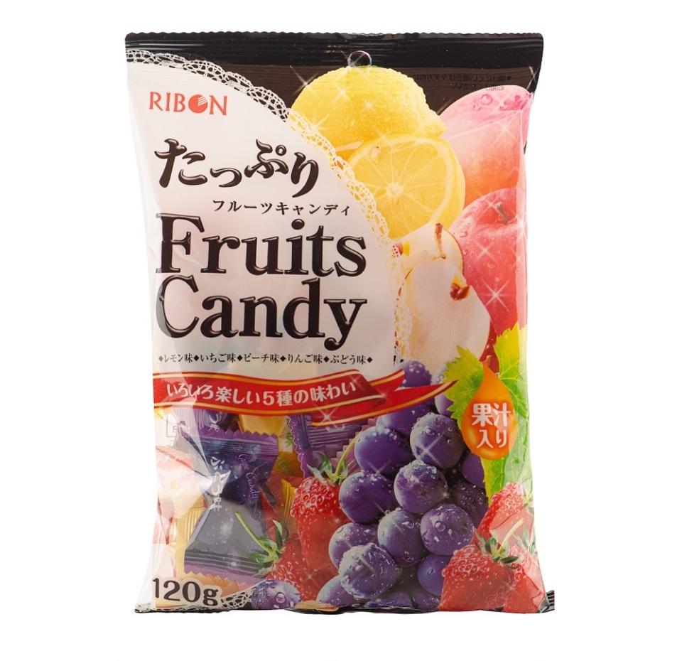 

Карамель Fruits Candy ассорти из 5-ти вкусов RIBON