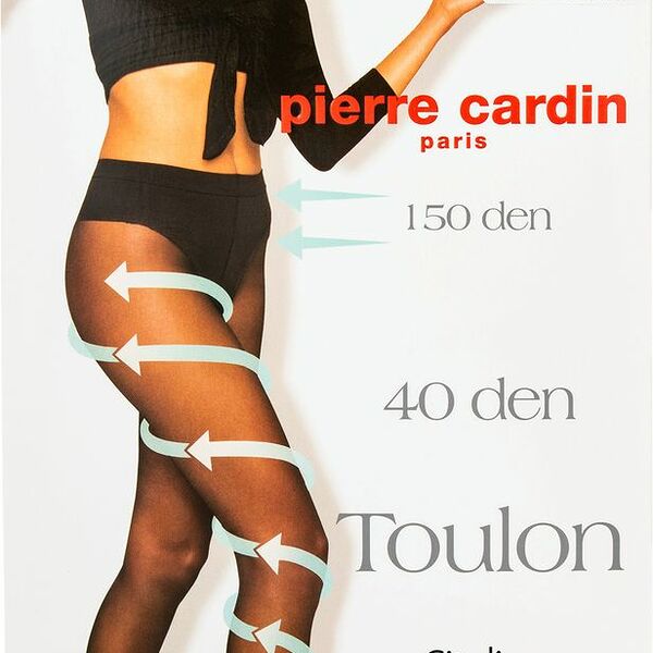 Колготки женские Pierre Cardin Toulon 40 den, цвет nero, размер 4
