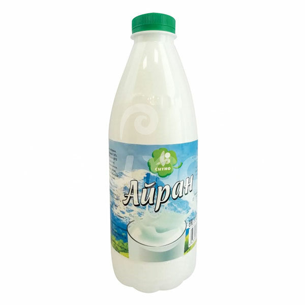 Продукт кисломолочный Айран Ситно 1% 900гр пэт