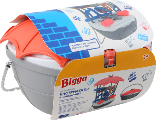 

Набор игровой Bigga Инструменты в чемоданчике, 18 предметов Арт. B1275483T