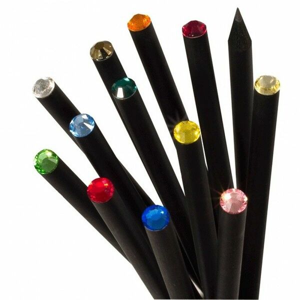 Карандаш со стразой 2 шт цвет в ассортименте