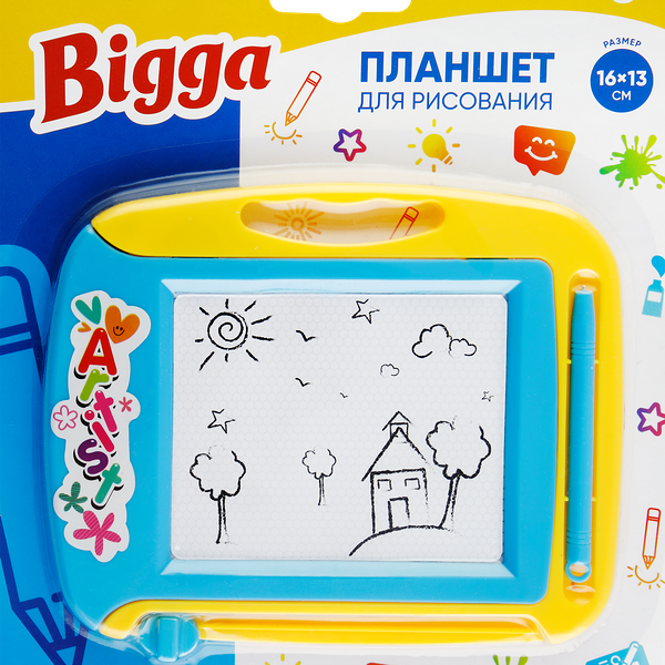 Игрушка BIGGA Планшет для рисования 16×13см