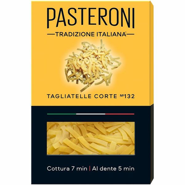 Макароны Pasteroni Таглиателле Корте №132, 400г
