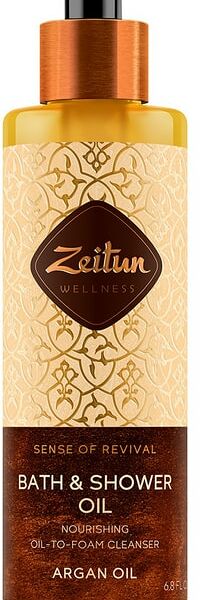 Масло для душа и ванны Zeitun Ритуал восстановления с маслом арганы 200мл