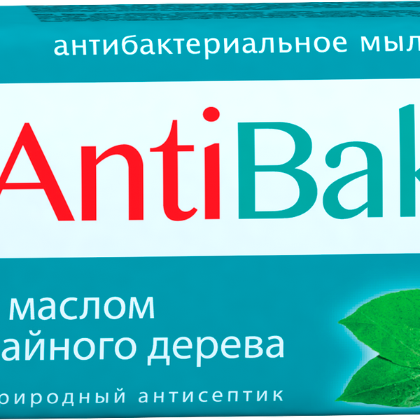 Туалетное мыло AntiBak с Маслом чайного дерева