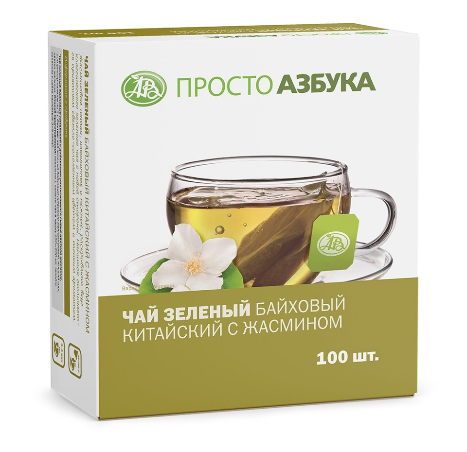 

Чай зеленый с жасмином, «Просто Азбука»