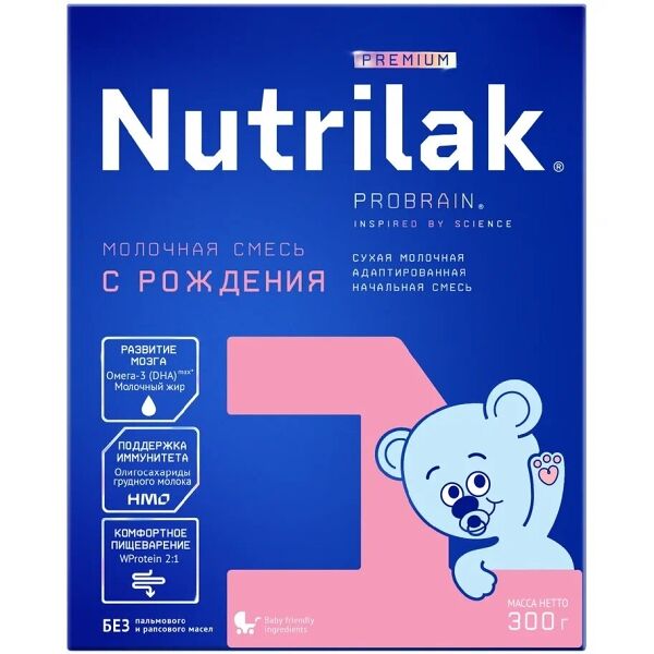 Смесь Nutrilak Premium 1 молочная с 0 месяцев 300 г