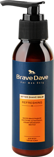 Бальзам после бритья BRAVE DAVE Освежающий, 100мл