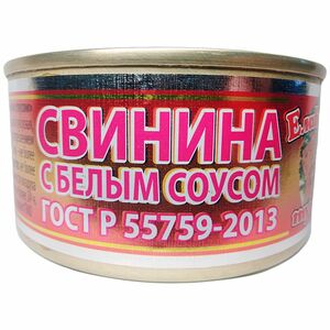 Свинина МК ЕЛАБУЖСКИЙ с белым соусом ГОСТ 325 г