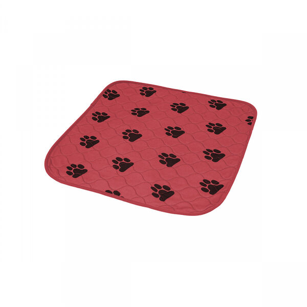 Пелёнка для животных впитывающая многоразовая Zoo One бордовая 53*53 см