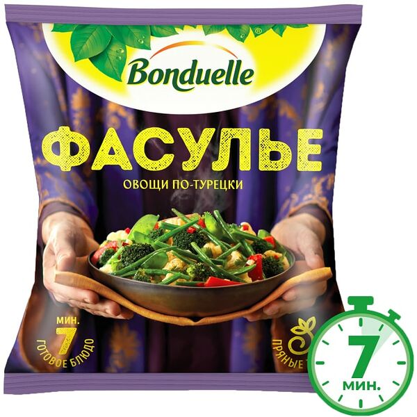Смесь овощная Bonduelle Фасулье по-турецки 400г