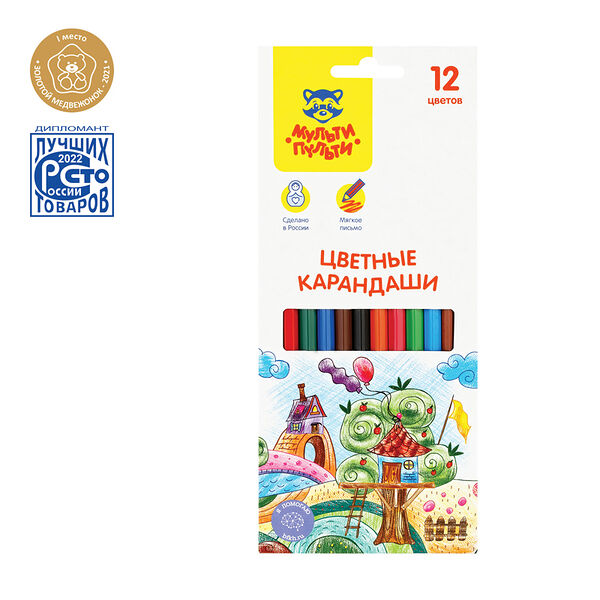 Карандаши 12 цв. 