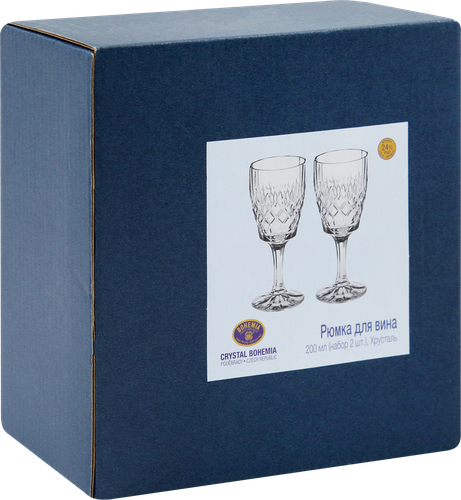 

Набор бокалов для вина Crystal bohemia Angela, 2 шт.