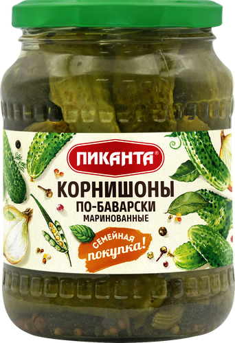 

Корнишоны Пиканта По-баварски, 720г