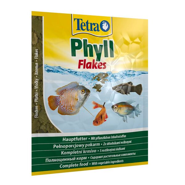 Корм Phyll Tetra для рыб растительные хлопья 12 г