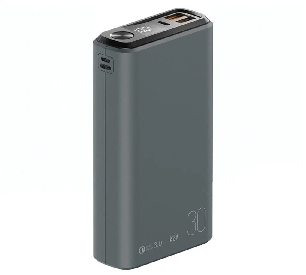 

Внешний аккумулятор Olmio QS-30 30000 mAh space-gray
