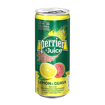 

Напиток сокосодержащий Perrier & Juice Лимон и гуава сильногазированный 250 мл