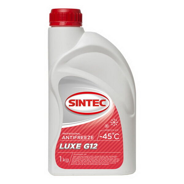Sintec ANTIFREEZE LUXE 1кг/0.9л