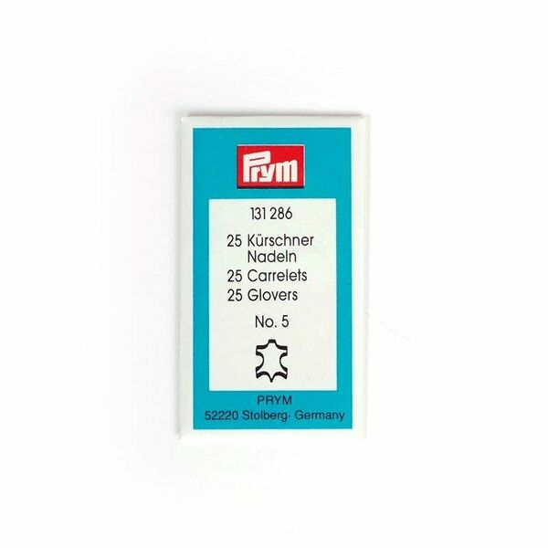 131286 Иглы для кожи № 5 0,80*40мм Prym