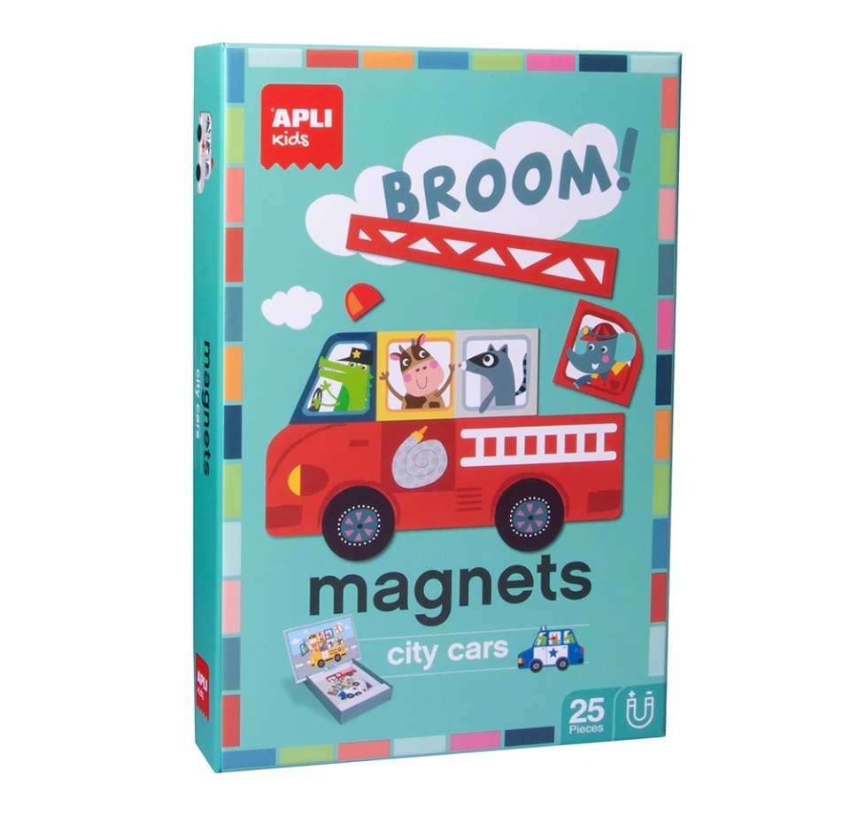 

Игра магнитная Apli Kids Городские машины