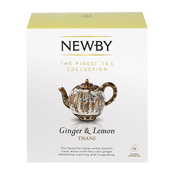 Чай травяной Newby Имбирь и лимон пирамидки 15 х 2.5г, Индия