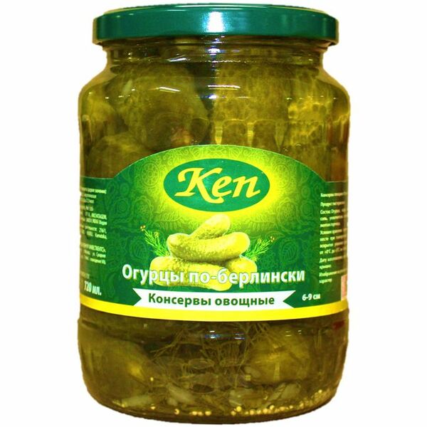 Огурцы KEN По-Берлински 670г