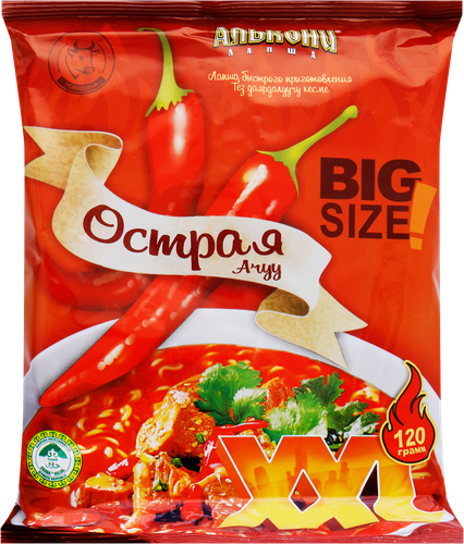 

Лапша АЛЬКОНИ с острой говядиной, 120г