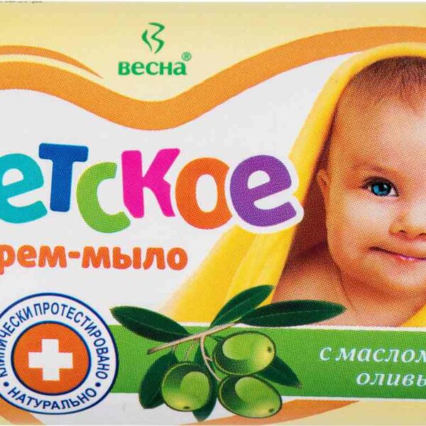 Крем-мыло детское Весна с маслом оливы