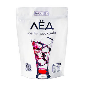 Лед для напитков из очищенной питьевой воды NICE ICE 1 кг