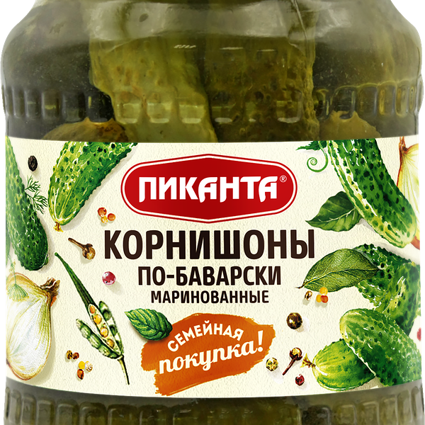 Корнишоны ПИКАНТА По-баварски, 720г