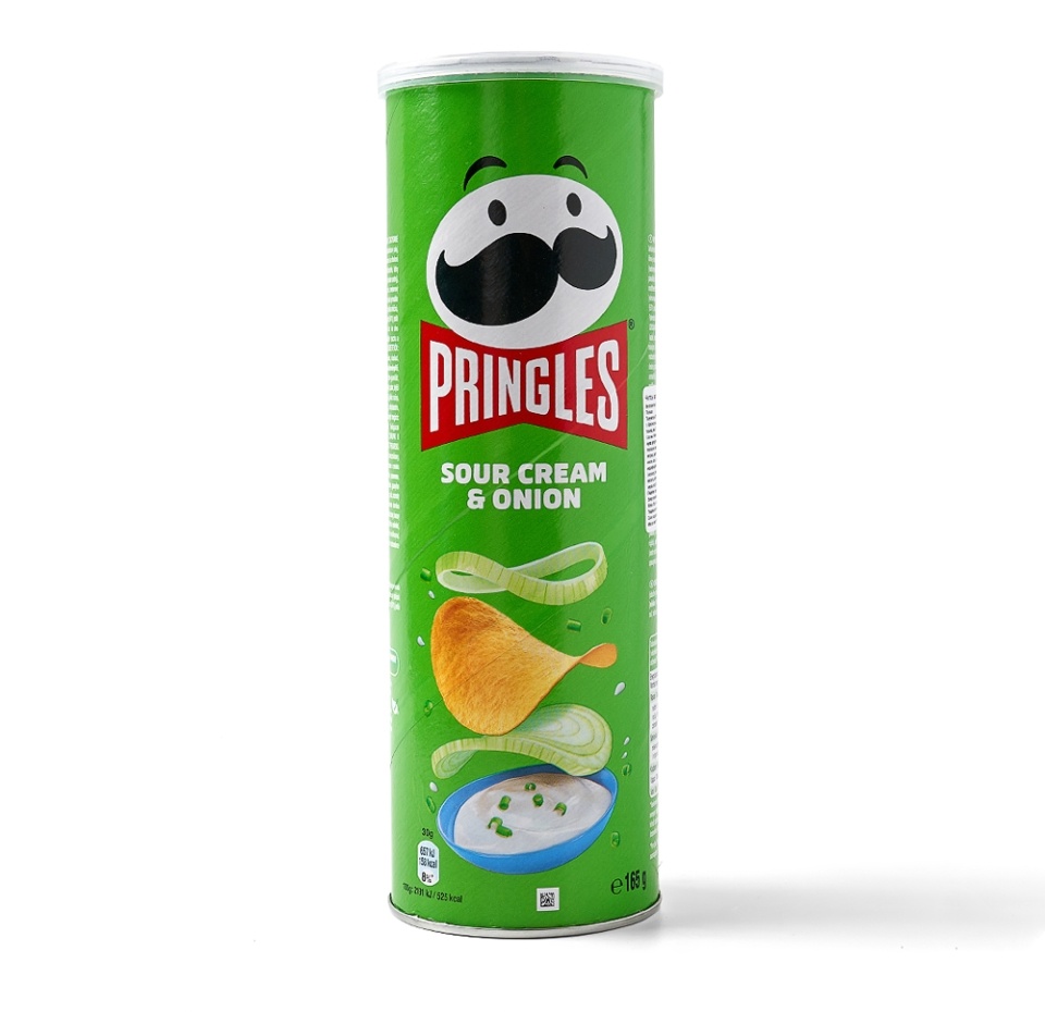 

Чипсы картофельные Pringles Sour Cream & Onion Сметана и лук 165 г