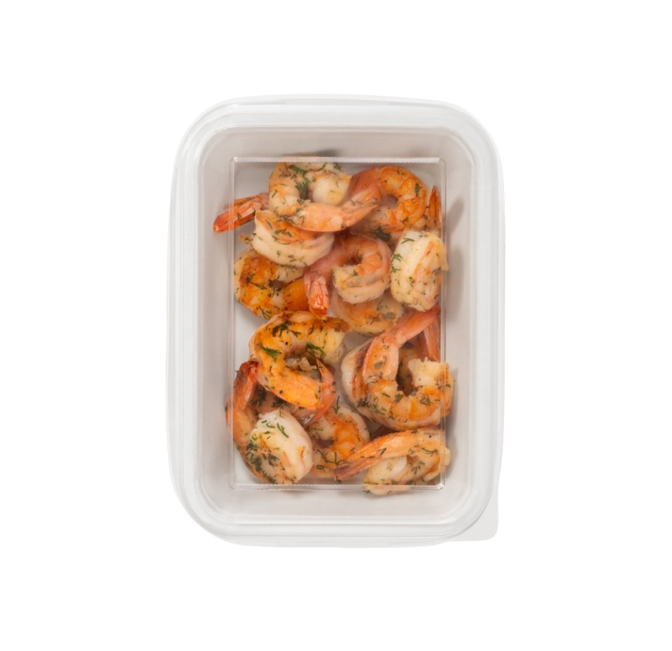 

Креветки жареные с чесноком порция 150 г, Россия