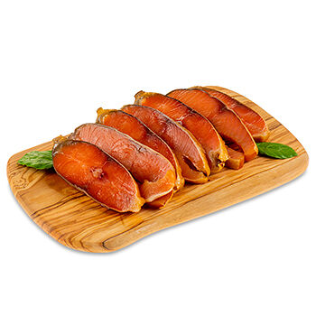 Форель холодного копчения Азбука вкуса ломтики